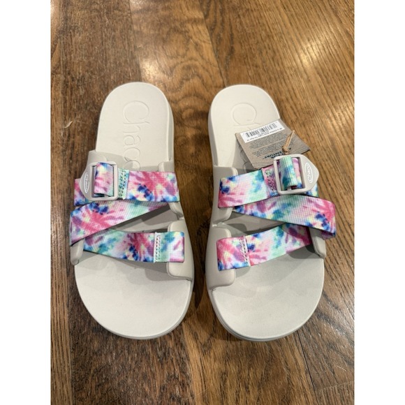 Chaco Shoes - NWT Chacos Chillos Sandals Women's Size 10 Rainbow Tie Dye